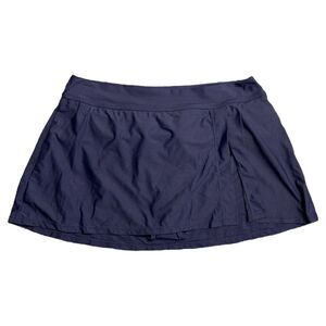 Anne Cole Women's Swim Skirt - Navy